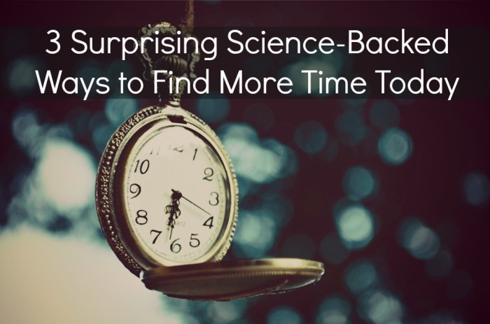 Surprising Science-Backed Ways to Find More Time Today