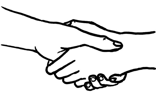 illustration of handshake