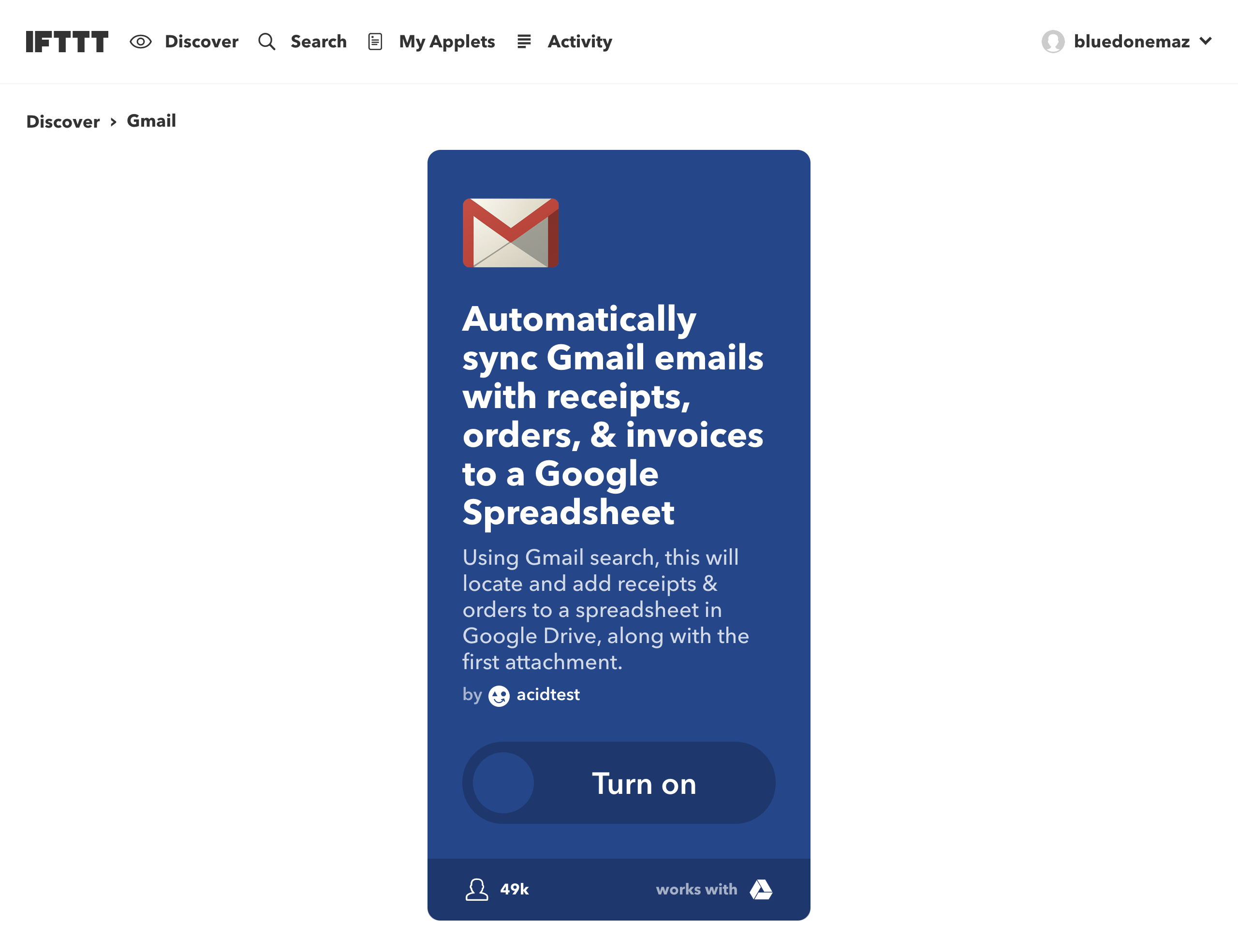 Email Productivity IFTTT