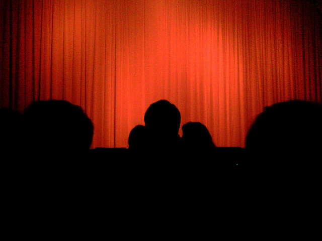 Before Curtain at the Theater