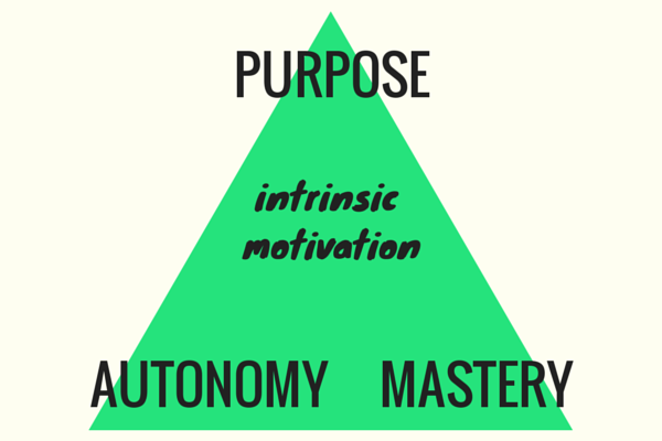 3 Ingredients of Intrinsic Motivation: Autonomy, Mastery, Purpose