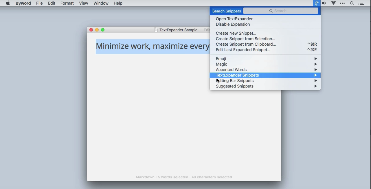 Email Productivity TextExpander