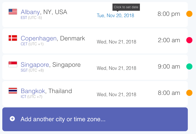 Local Time - Automatic Time Zone Converter