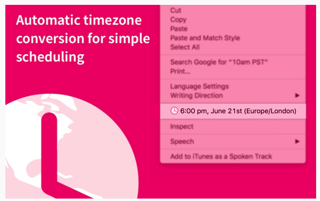 Local Time - Automatic Time Zone Converter